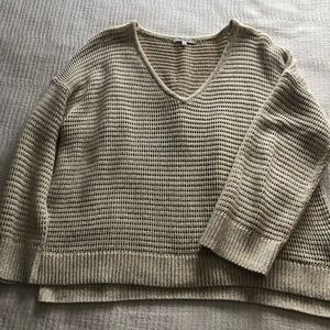 Madewell Rainbow Marled Seville Pullover Sweater
